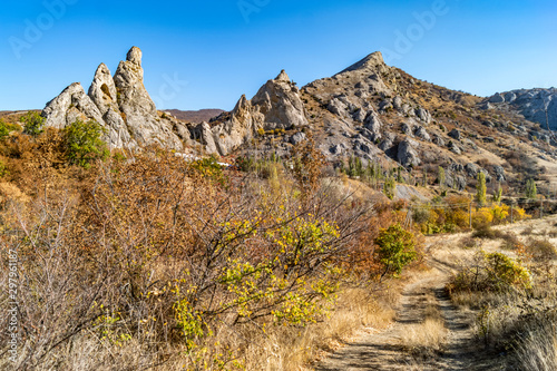 Russia. Crimean mountains, roks.