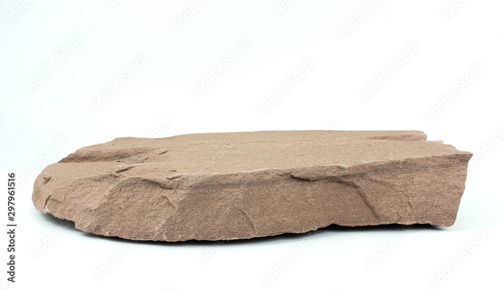 Rock Stone isolated on White background, for product display, Blank for mockup design. Rock Stone isolated on White background, for product display, Blank for mockup design.