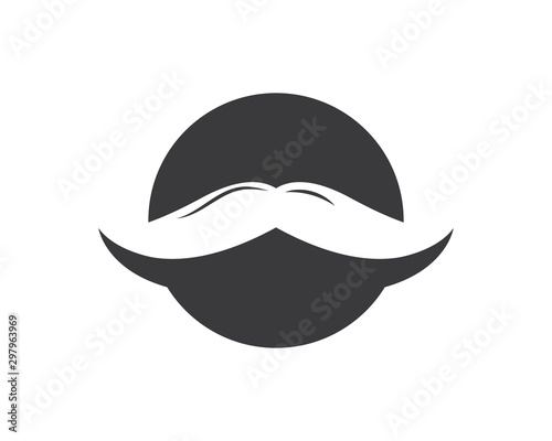 mustache icon vector illustration design