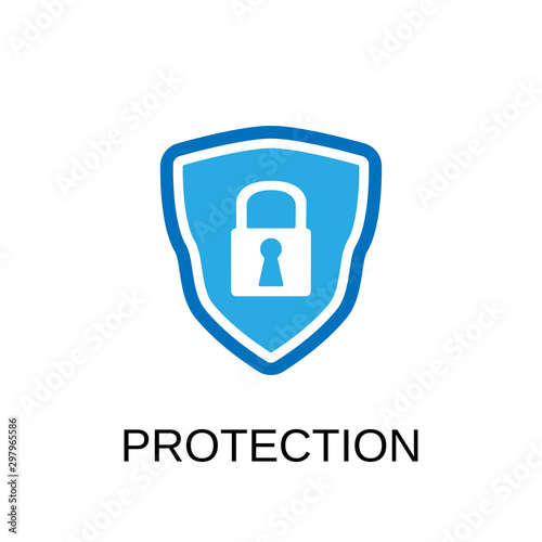Protection icon. Protection symbol design. Stock - Vector illustration can be used for web.