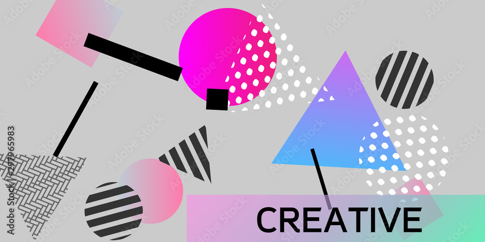 Geometric abstract background. Geometric abstract background.