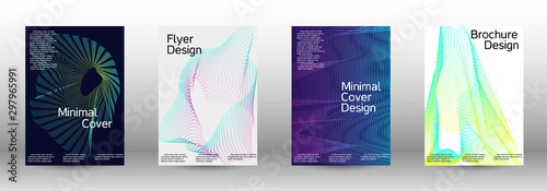 Cover design template set 