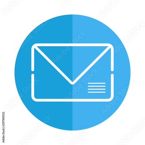 Email icon. Envelope pictogram. Vector.