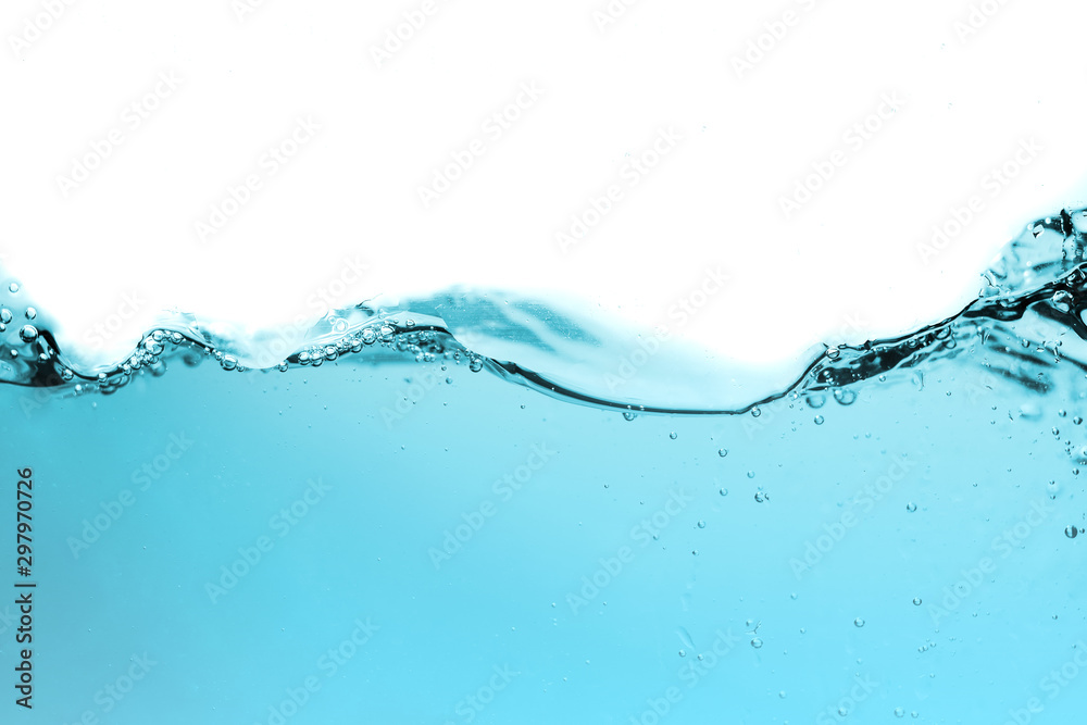 Water splash or water wave with bubbles of air on the background. Water splash or water wave with bubbles of air on the background.