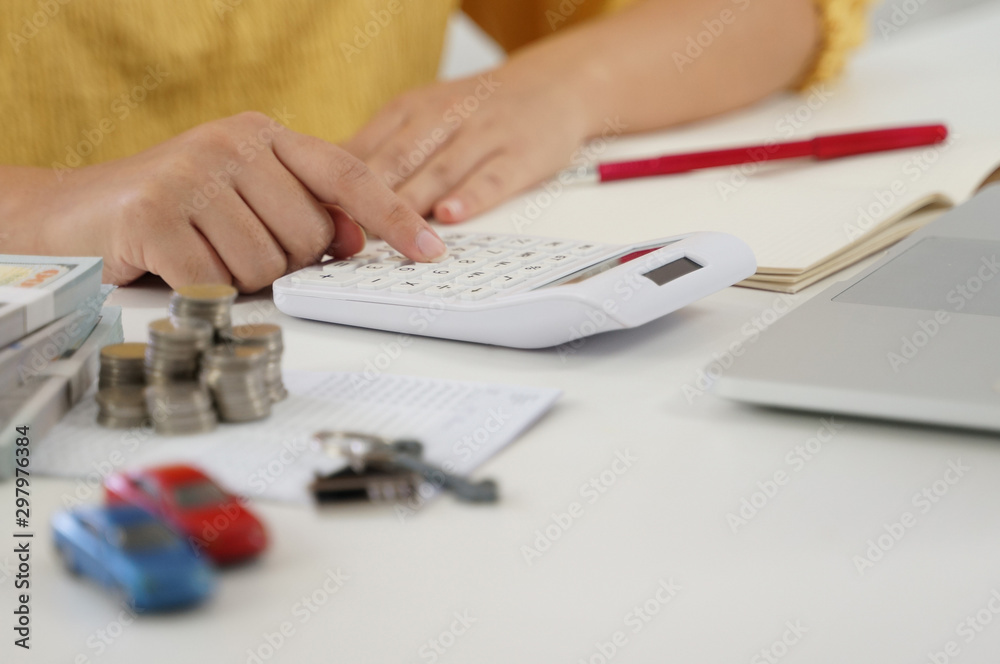 Real estate investment with with stack of money coins. financial or insurance concept Real estate investment with with stack of money coins. financial or insurance concept