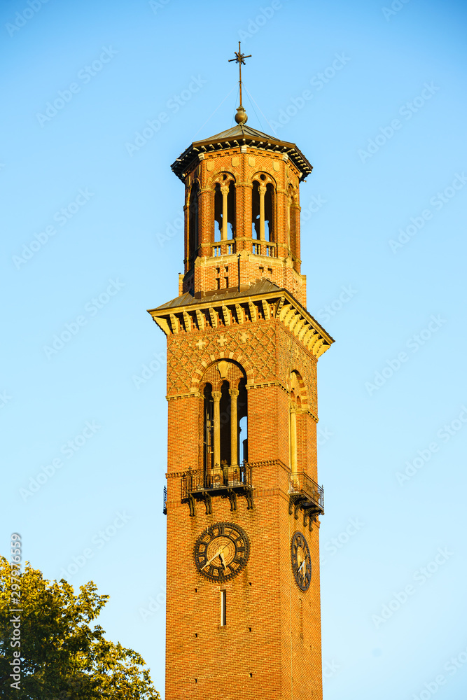 Old brick clock tower