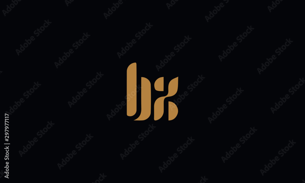 BX logo design template vector illustration minimal design BX logo design template vector illustration minimal design