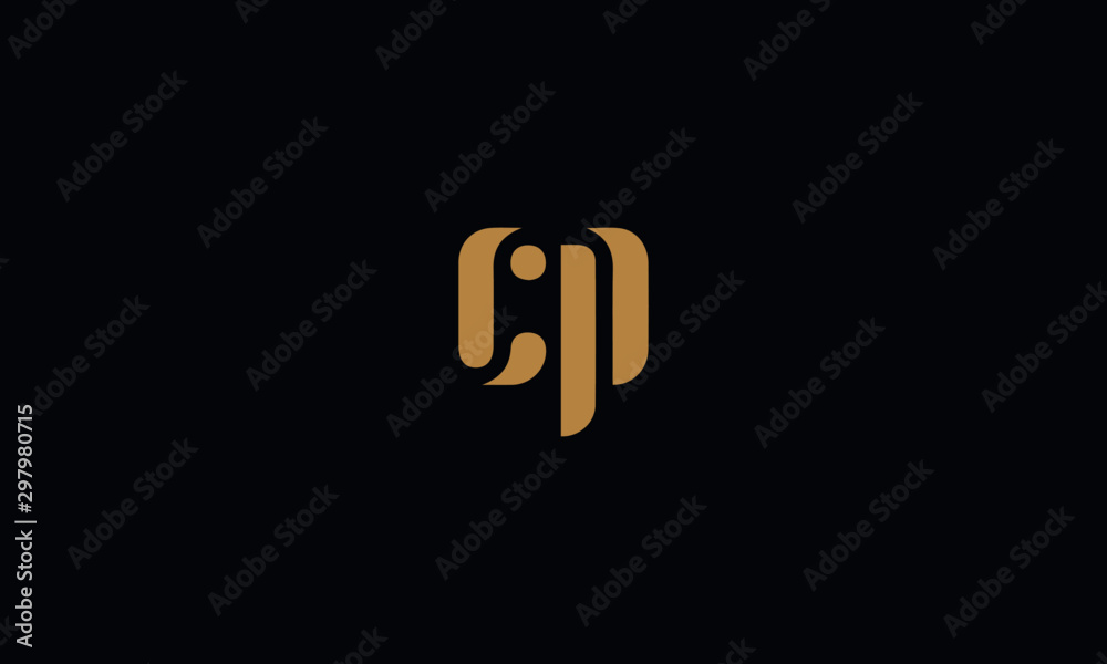 CP logo design template vector illustration minimal design CP logo design template vector illustration minimal design