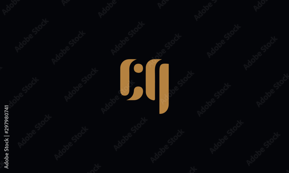 CQ logo design template vector illustration minimal design CQ logo design template vector illustration minimal design