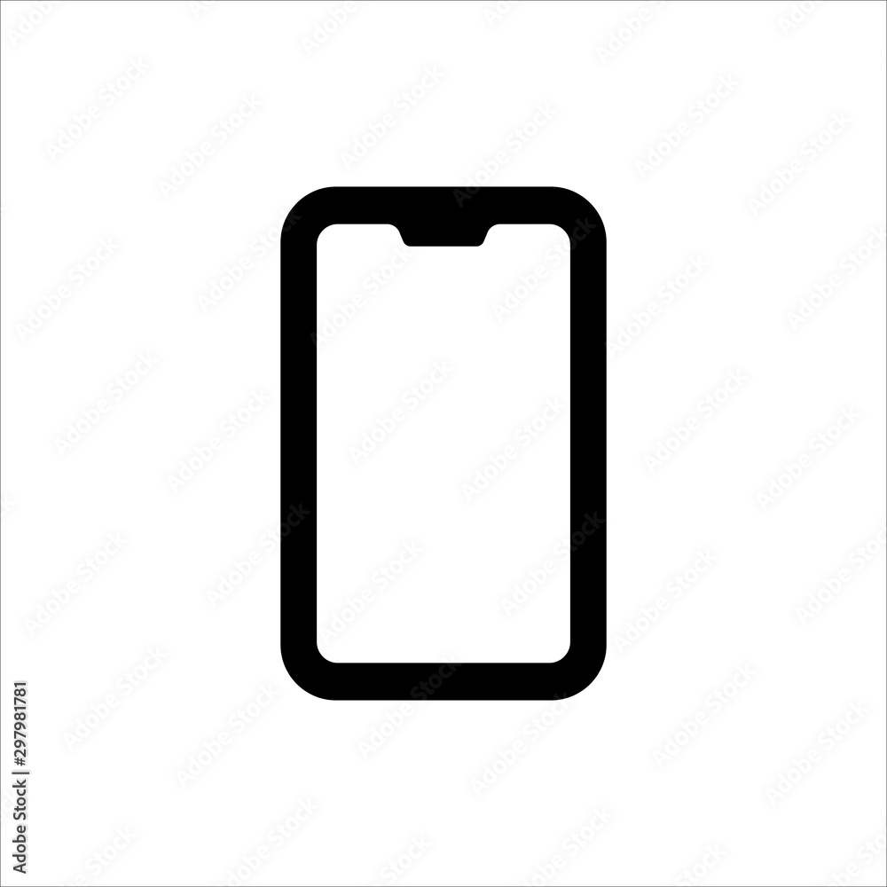 Smartphone icon. Symbol of Gadget or Device with trendy flat line style icon for web site design, logo, app, UI isolated on white background. vector illustration eps 10 Smartphone icon. Symbol of Gadget or Device with trendy flat line style icon for web site design, logo, app, UI isolated on white background. vector illustration eps 10