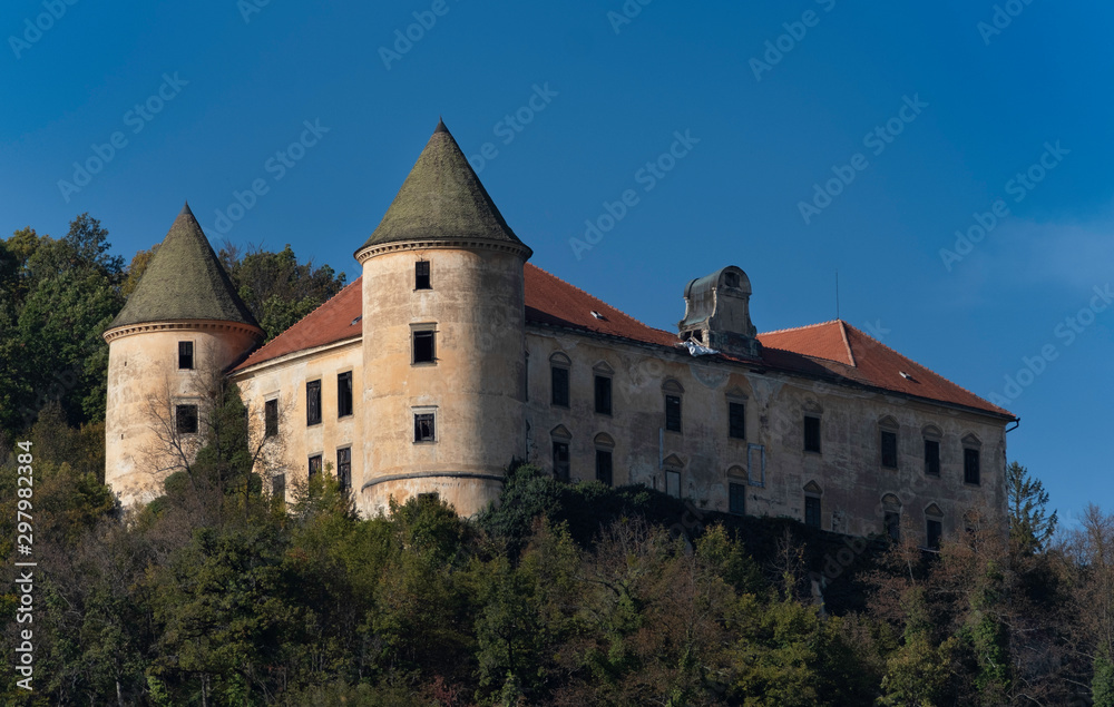 Mighty castle in Podcetrtek, Slovenia