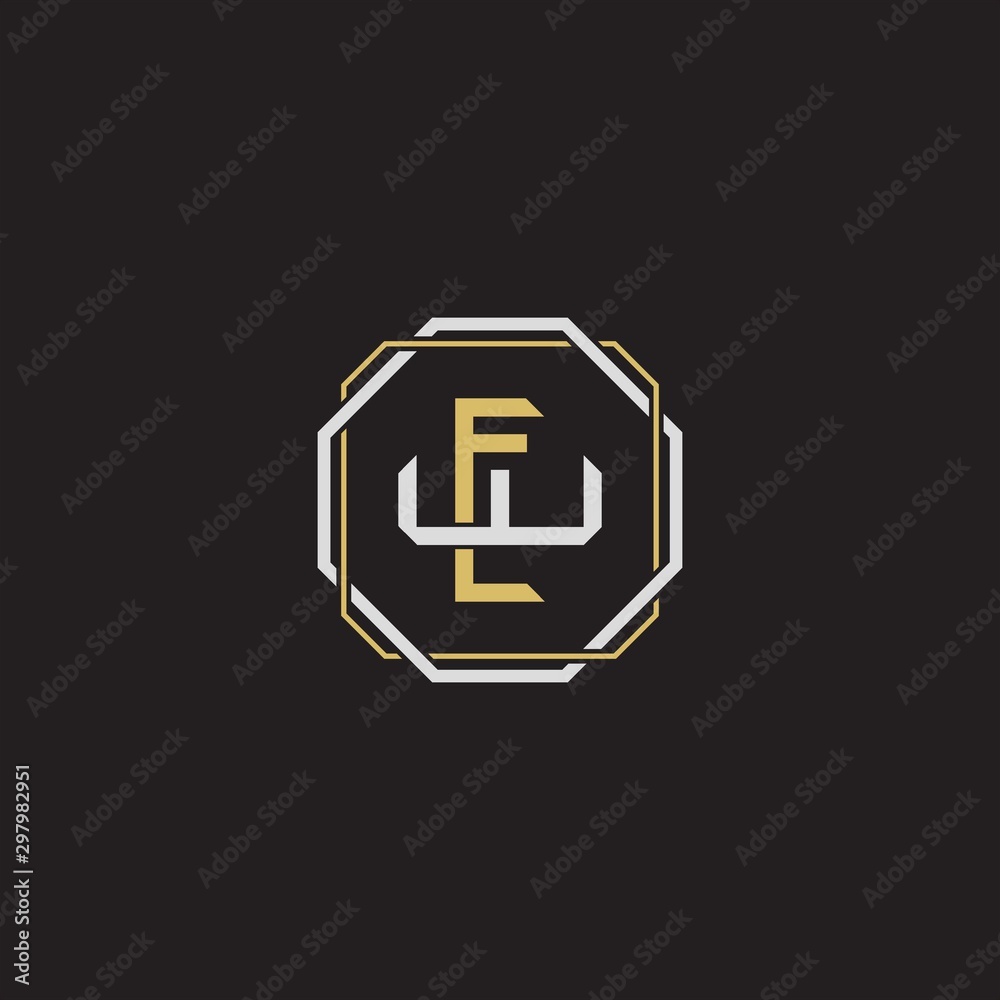 EW Initial letter overlapping interlock logo monogram line art style EW Initial letter overlapping interlock logo monogram line art style