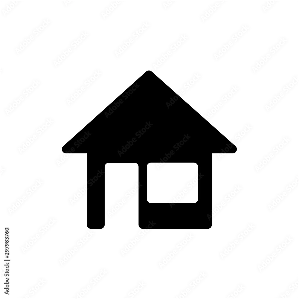 Vector home icon. symbol of house or building with trendy flat style icon for web site design, logo, app, UI isolated on white background Vector home icon. symbol of house or building with trendy flat style icon for web site design, logo, app, UI isolated on white background