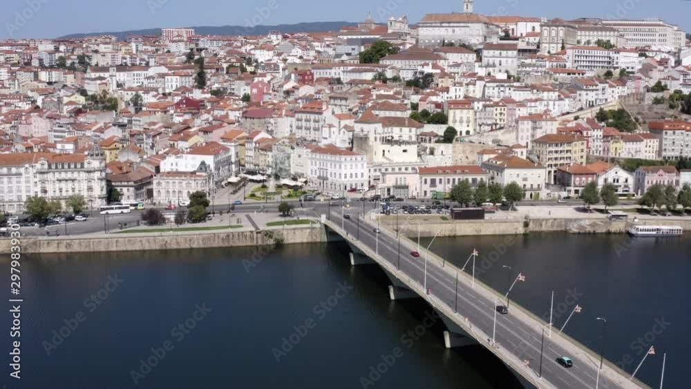 Coimbra, Portugal, aerial view of cityscape Coimbra, Portugal, aerial view of cityscape