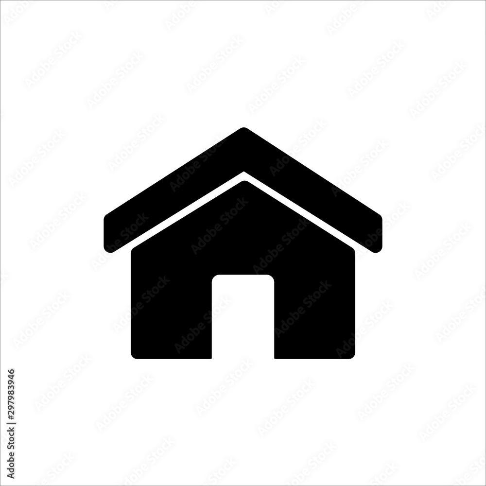 Vector home icon. symbol of house or building with trendy flat style icon for web site design, logo, app, UI isolated on white background Vector home icon. symbol of house or building with trendy flat style icon for web site design, logo, app, UI isolated on white background