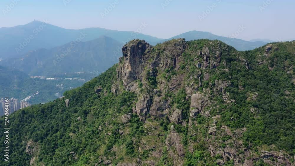 Lion Rock mountain in Hong Kong Lion Rock mountain in Hong Kong