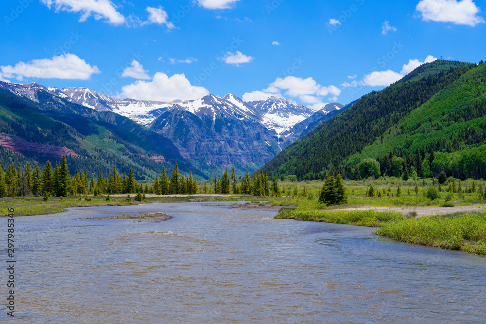 San Miguel River near Telluride, Colorado San Miguel River near Telluride, Colorado