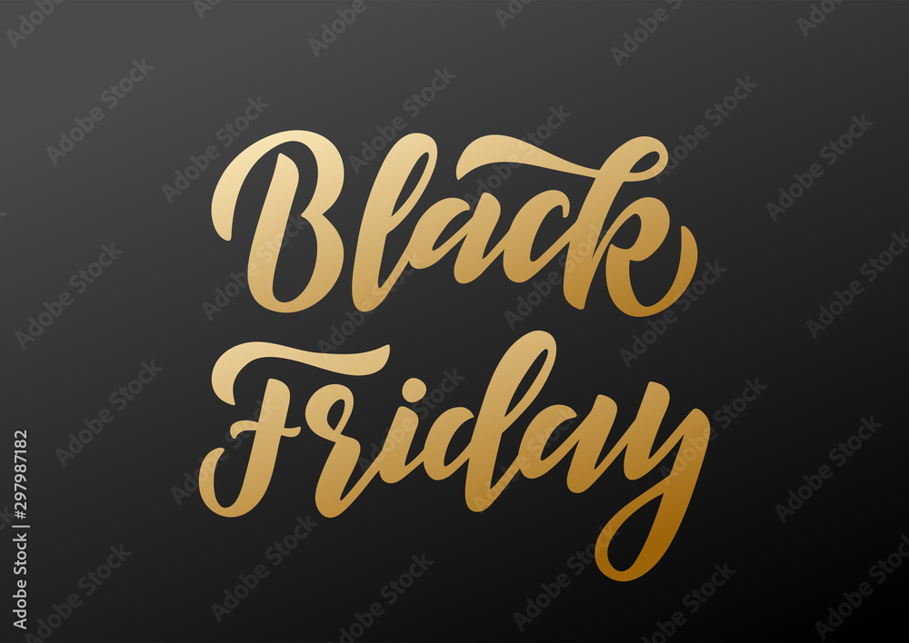 Black friday hand drawn lettering