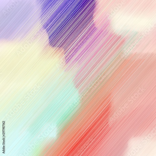 futuristic motion speed lines background or backdrop with light gray, dark slate blue and pale violet red colors. dreamy digital abstract art. square graphic with strong color