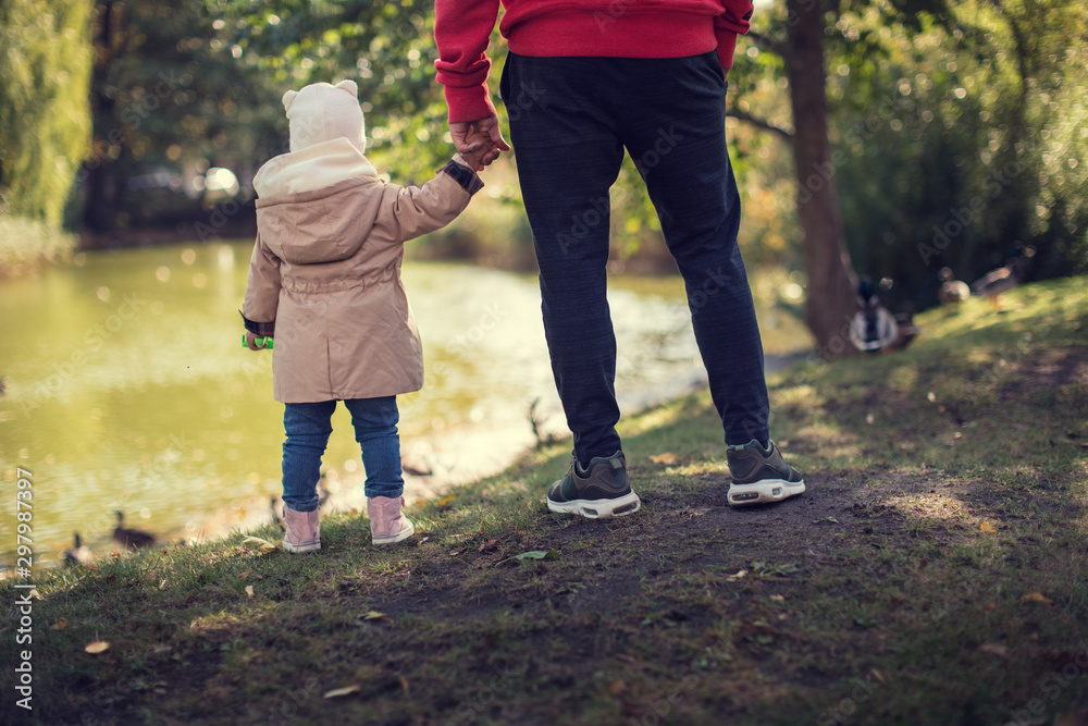 Fototapeta premium Father and daughter