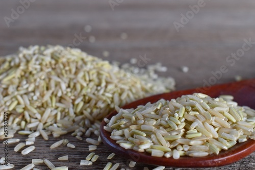 Organic rice, texture for background