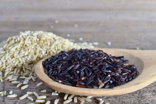 Organic rice, texture for background