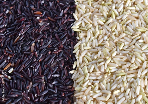 Organic rice, texture for background