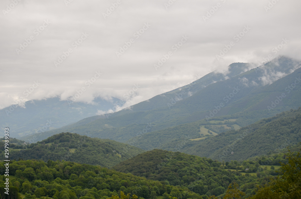Paysage des pyrénées en Ariège