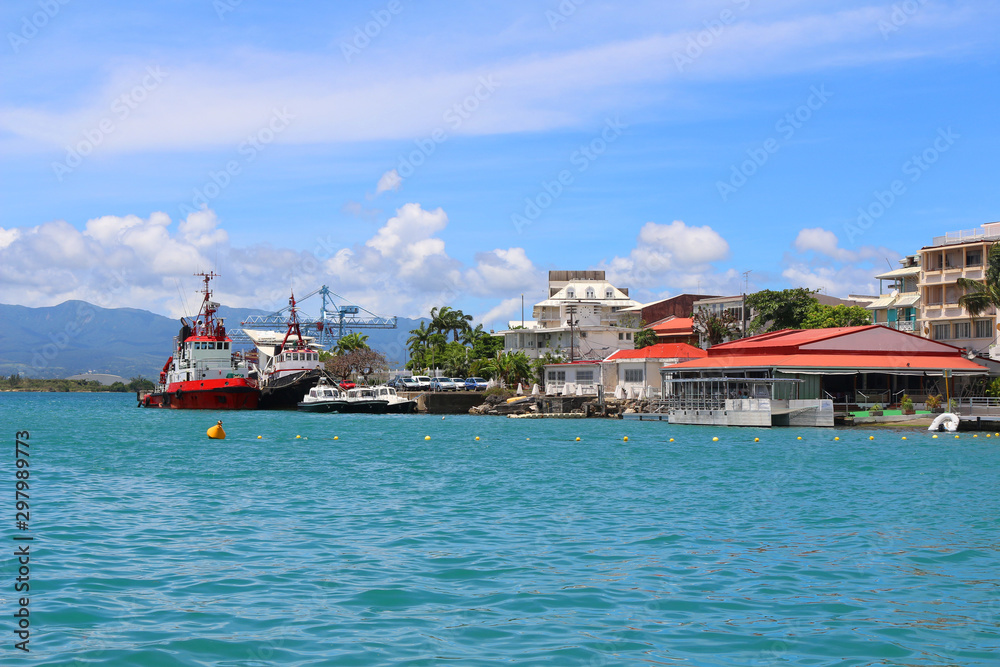 Port near the city center of Pointe-a-Pitre (Guadeloupe, France) Port near the city center of Pointe-a-Pitre (Guadeloupe, France)