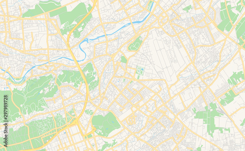 Printable street map of Iruma  Japan