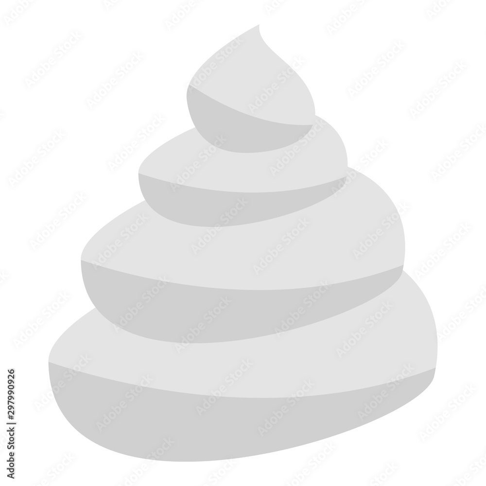 Cosmetic foam icon. Isometric of cosmetic foam vector icon for web design isolated on white background