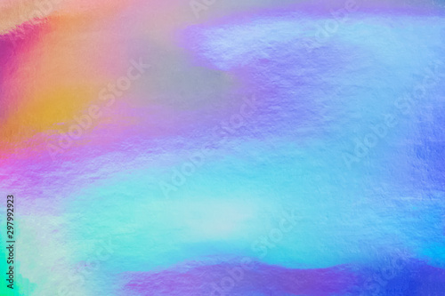 Abstcact colorful holographic foil texture