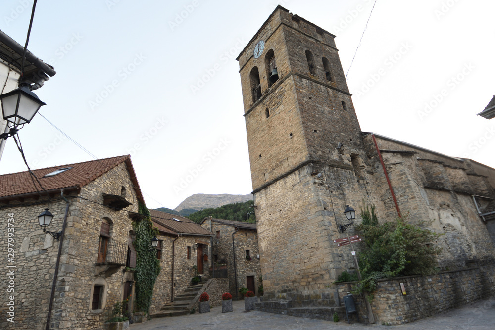  church of Fiscal, Huesca province, Aragon, Spain