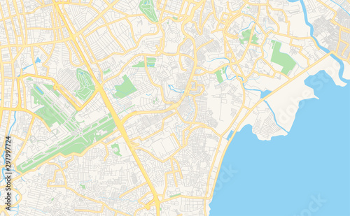 Printable street map of Taguig  Philippines