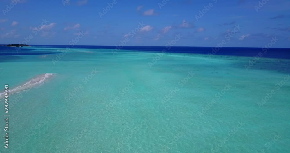 Horizon view of the Caribbean Horizon view of the Caribbean
