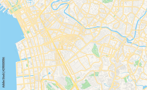 Printable street map of Makati, Philippines