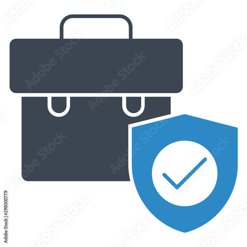 Business Trade interruption insurance vector Insurance Claims Investigator icon
