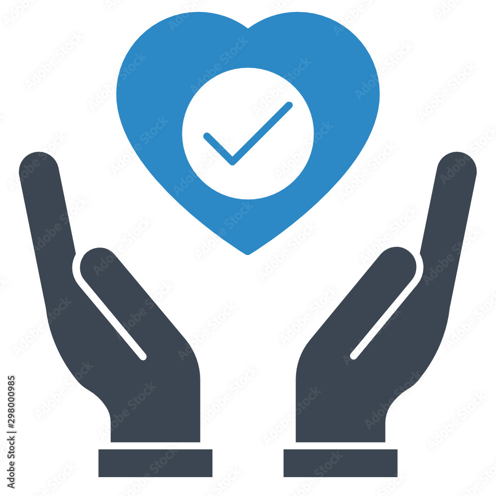 Emergency Cardiovascular Care vector CPR Services Concept icon design - obrazy, fototapety, plakaty 