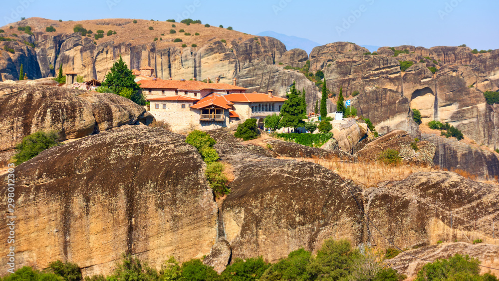 The Holy Trinity monastery in Meteora