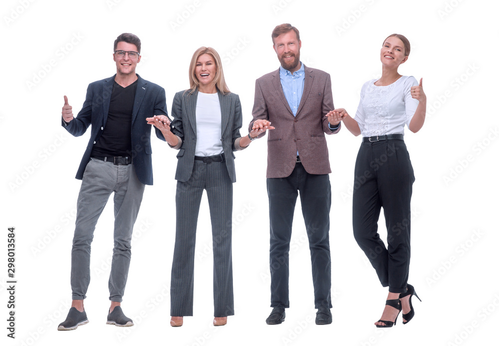 Obraz premium group of business people holding each other's hands