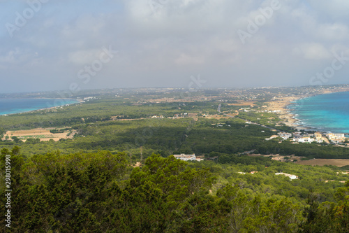 Smallest part of Formentera, from El Mirador, Formentera