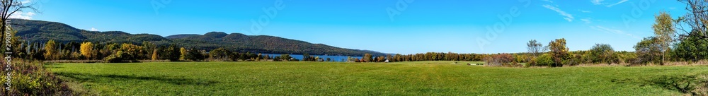 Panoramic view of a Willsboro Point in New-York State