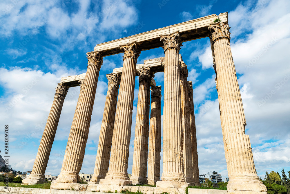 Temple of Olympian Zeus in Athens, Greece