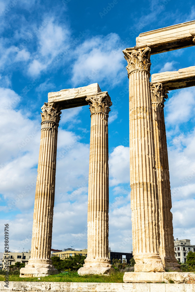 Temple of Olympian Zeus in Athens, Greece Temple of Olympian Zeus in Athens, Greece