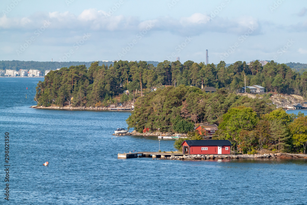 Island of Stockholm archipelago, Sweden 