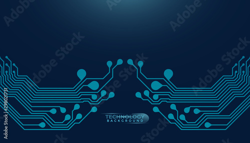 Abstract futuristic digital technology background. Circuit board design background. Vector illustration eps 10.