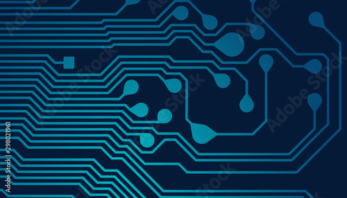 Abstract futuristic digital technology background. Circuit board design background. Vector illustration eps 10.