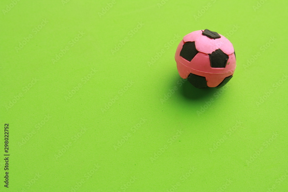 soccer ball toy in color background soccer ball toy in color background