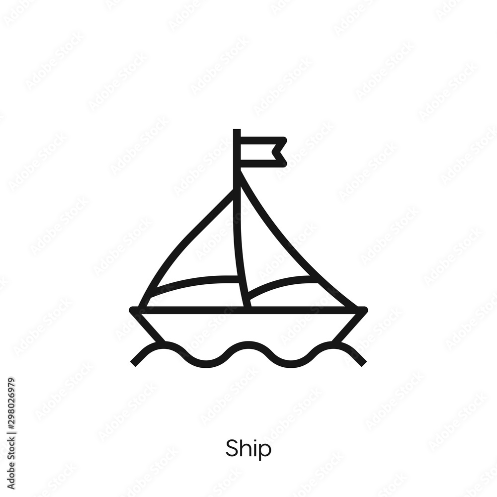 ship icon vector ship icon vector
