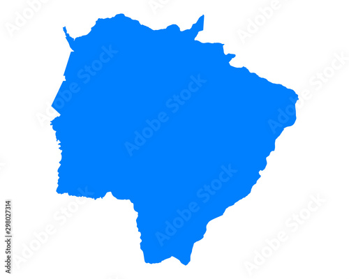 Karte von Mato Grosso do Sul